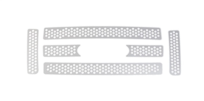 Putco 09-12 Ford F-150 (Lariat & King Ranch Only) 6pc Grillee Punch Stainless Steel Grilles 84165 84165 Photo - Primary