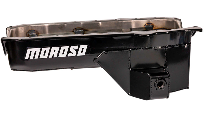 Moroso 80-85 Chevrolet Small Block (w/Passenger Side Dipstick) Wet Sump 5.5qt 7.5in Steel Oil Pan 20179 20179 User 1