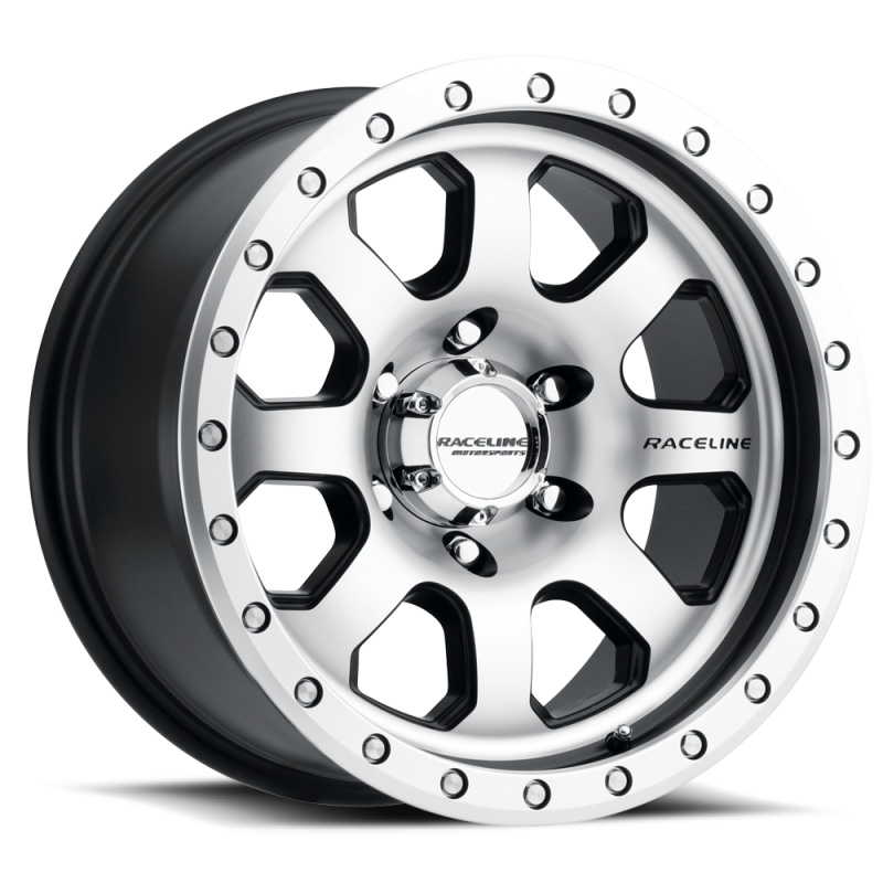 Raceline 929M Avenger 17x9in / 8x165.1 BP / -12mm Offset / 130.81mm Bore - Black & Machined Wheel 929M-79080-12 929M-79080-12 Photo - Primary