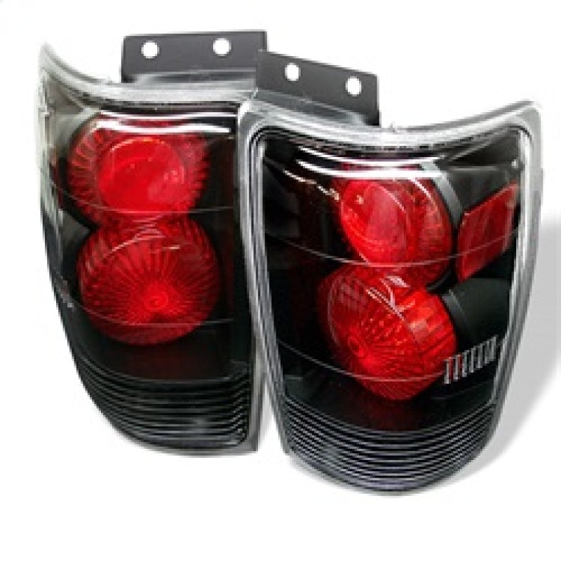 Spyder Ford Expedition 97-02 Euro Style Tail Lights Black ALT-YD-FE97-BK 5002822 5002822 Photo - Primary