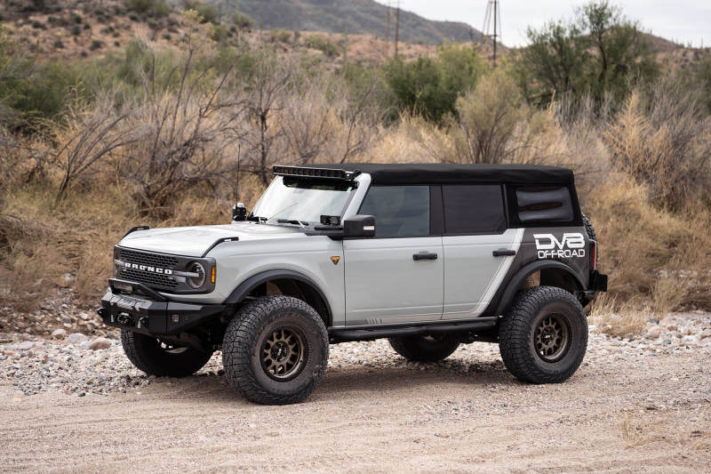 DV8 Offroad DV8 21-22 Ford Bronco A-Pillar Pod Light Mounts LBBR-02 LBBR-02 Photo - Mounted