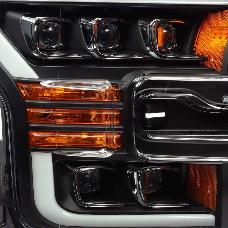 AlphaRex 17-20 Ford Raptor NOVA LED Proj Headlights Plank Style Matte Black w/Activ Light/Seq Signal 880152 880152 User 3