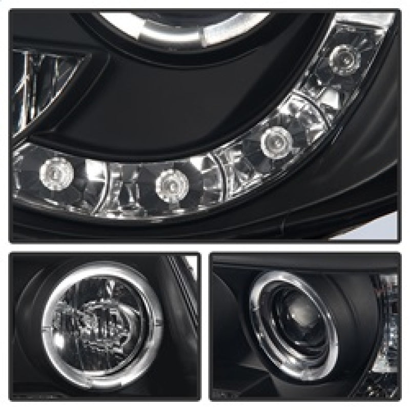 Spyder Toyota Tacoma 05-11 Projector Headlights LED Halo LED Blk Smke PRO-YD-TT05-HL-BSM 5078650 5078650 Photo - Primary