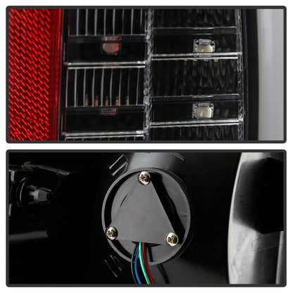 Spyder Dodge Ram 2013-2014 Light Bar LED Tail Lights - All Black ALT-YD-DRAM13V2-LED-BKV2 5085931 5085931 Photo - Unmounted