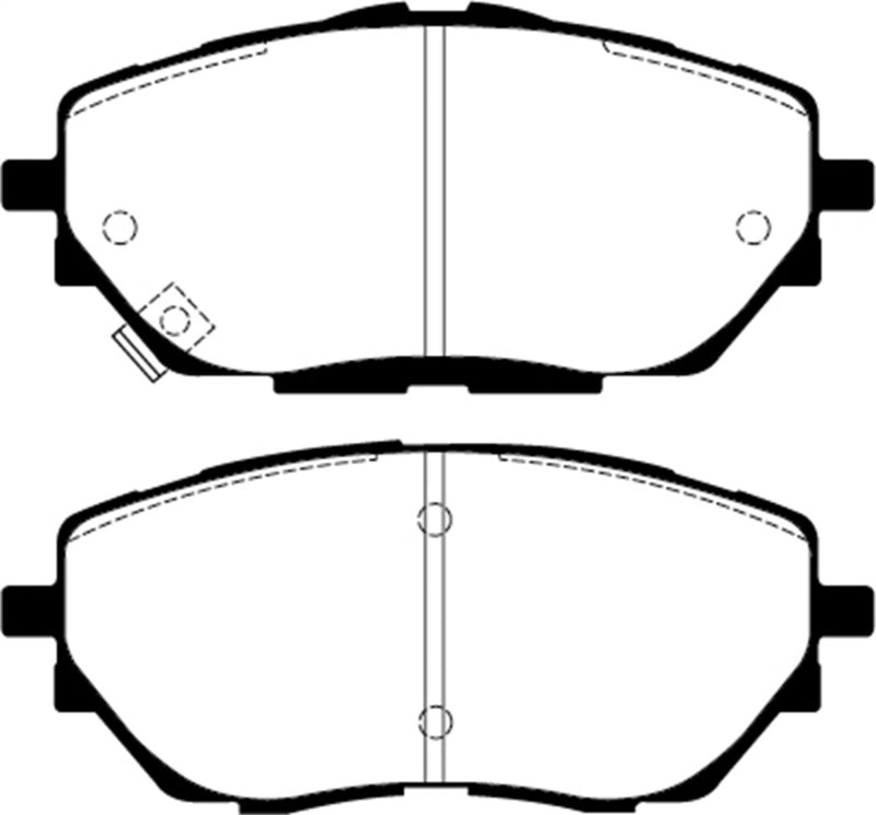 EBC 2017+ Toyota C-HR 2.0L Greenstuff Front Brake Pads DP22368 DP22368 Photo - Primary