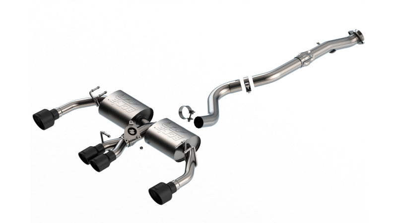 Borla 23-24 Toyota GR Corolla ATAK Cat Back System w/ Black Tips 140942CB 140942CB Photo - Primary