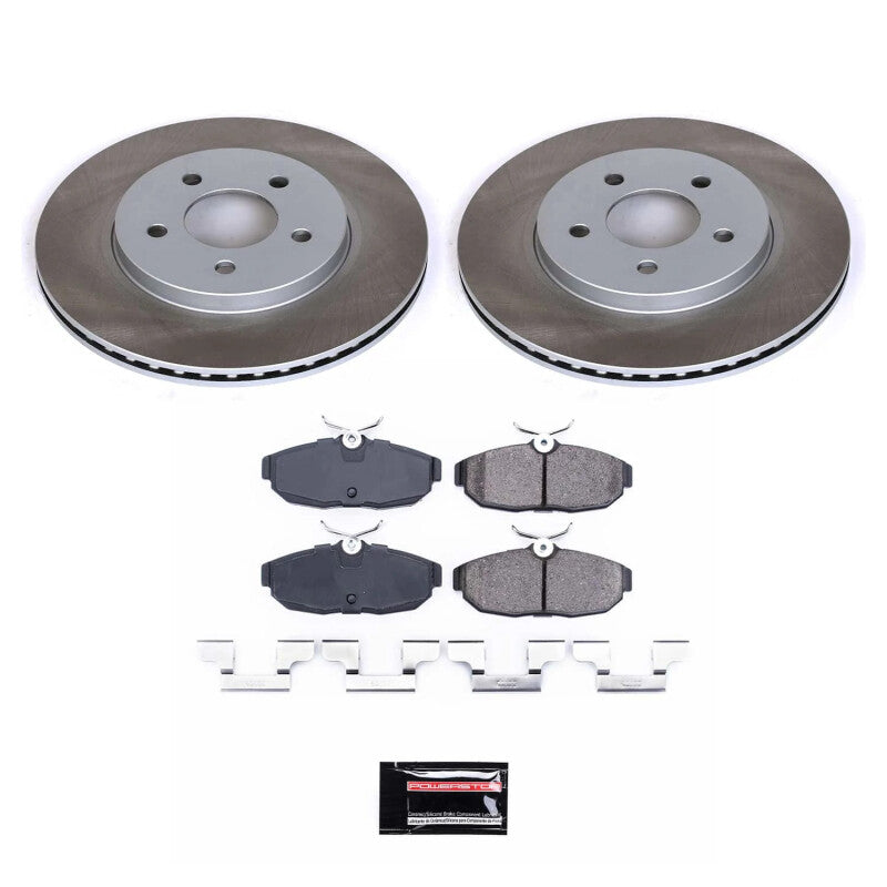 PowerStop Power Stop 05-11 Ford Mustang Rear Semi-Coated Rotor Kit SC1384 SC1384 Photo - Primary