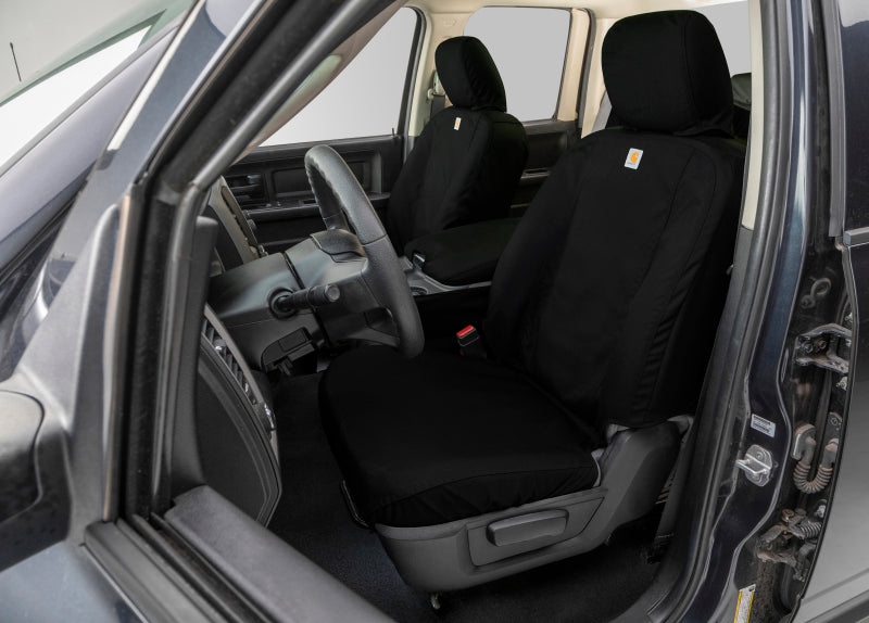 Covercraft 07-13 Toyota Tundra Carhartt Super Dux SeatSaver Custom Front Row Seat Covers - Black SSC2382COBK SSC2382COBK Photo - Primary