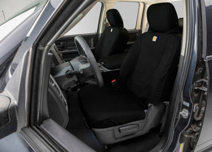 Covercraft 07-13 Toyota Tundra Carhartt Super Dux SeatSaver Custom Front Row Seat Covers - Black SSC2382COBK SSC2382COBK Photo - Primary