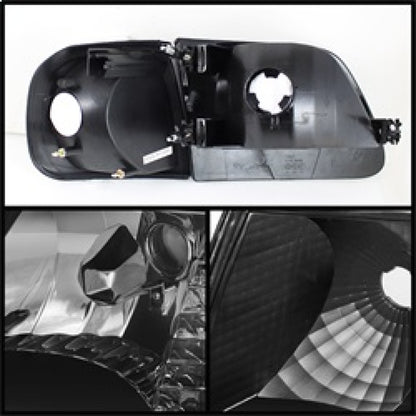 SPYDER Xtune Ford F150 97-03 / Expedition 97-02 Crystal Headlights w/Corner Black HD-JH-FF15097-SET-AM-BK 5070319 5070319 Photo - Unmounted