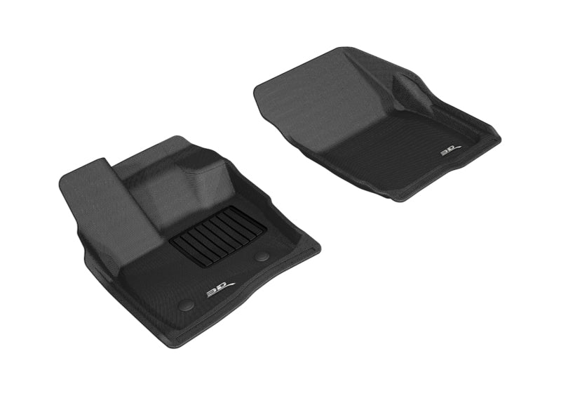 3D MAXpider 2017-2020 Ford/Lincoln Fusion/MKZ Kagu 1st Row Floormat - Black L1FR10911509 L1FR10911509 Photo - Primary