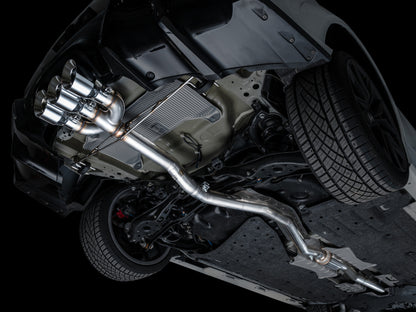 AWE Tuning 2024 Acura Integra Type S DE5 FWD Track Edition Exhaust w/ Triple Chrome Silver Tips 3020-52335 3020-52335 Photo - Mounted