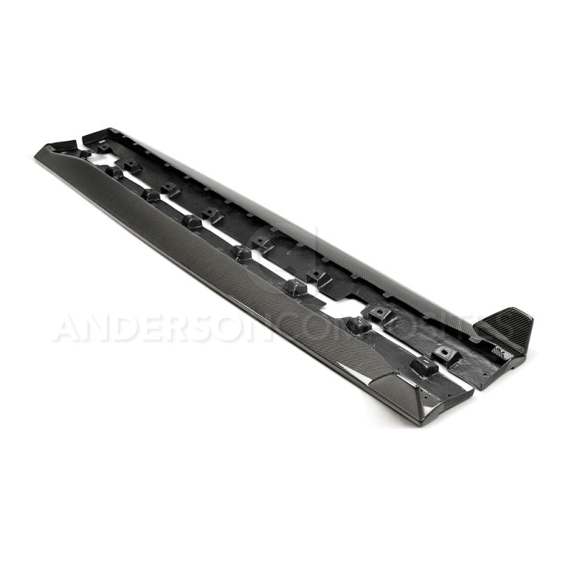 Anderson Composites 2015-2017 Ford Mustang GT350 Style Rocker Panel Splitter AC-SS15FDMU-GR AC-SS15FDMU-GR Photo - Primary
