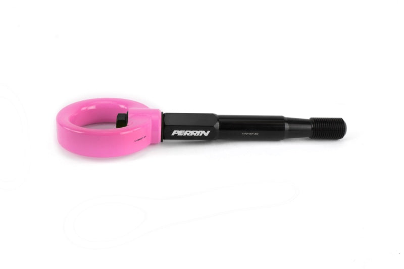 Perrin Performance Perrin 15-17 Subaru WRX/STI Tow Hook Kit (Front) - Hyper Pink PSP-BDY-232HP