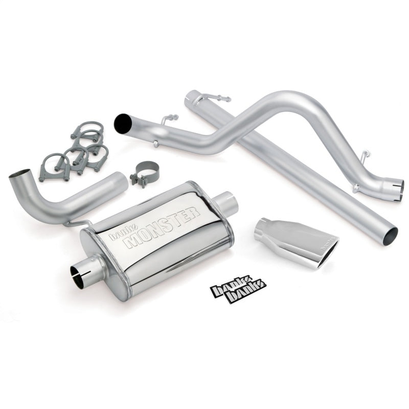 Banks Power 07-11 Jeep 3.8L Wrangler - 2dr Monster Exhaust System - SS Single Exha 51321 Photo - Primary
