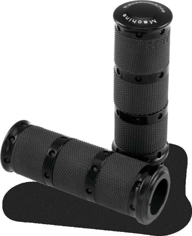 Performance Machine Handle Grip Set- XL Rubber 2K7 - Black Ano 0063-2010-B 0063-2010-B Photo - Primary