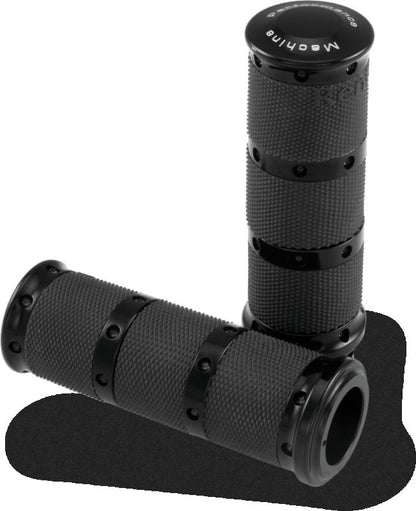 Performance Machine Handle Grip Set- XL Rubber 2K7 - Black Ano 0063-2010-B 0063-2010-B Photo - Primary