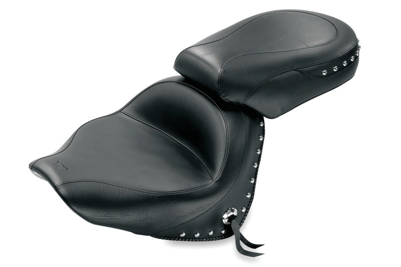 Mustang Motorcycle Mustang 04-09 Honda VTX1300C Wide Touring 2PC Seat w/Studs- Black 76190 76190 Photo - Primary