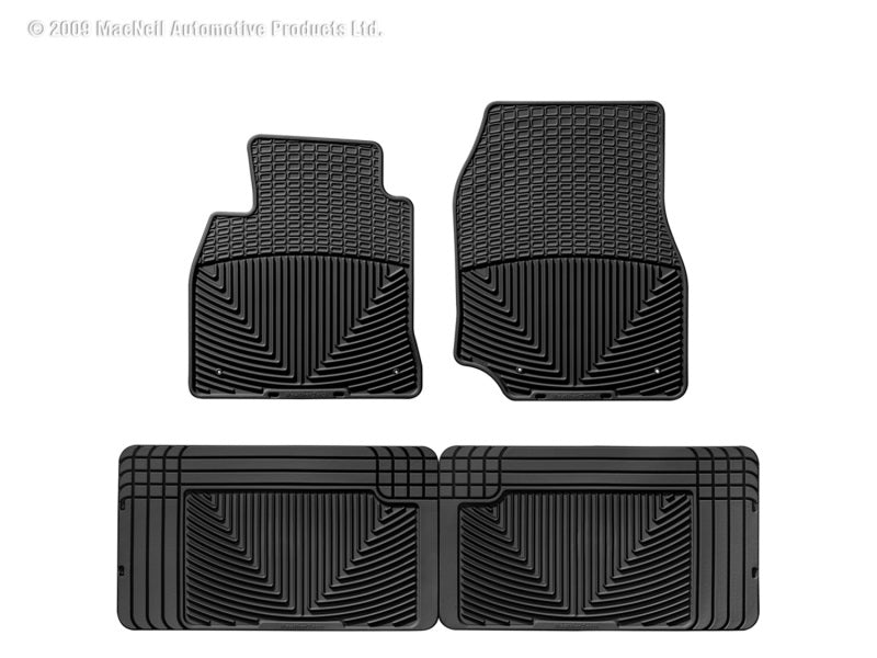 WeatherTech WT Rubber Mats - Front - Blk Floor Mats Floor Mats - Rubber main image