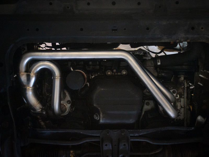 aFe Power Twisted Steel Long Tube Header 02-19 Subaru Impreza WRX/STI/Legacy 48-36803 48-36803 Photo - Mounted