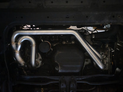 aFe Power Twisted Steel Long Tube Header 02-19 Subaru Impreza WRX/STI/Legacy 48-36803 48-36803 Photo - Mounted