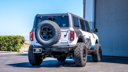 Borla 21-22 Ford Bronco 2.3L 4WD ATAK Axle Back Exhaust w/ Black Coated Tips 11975CB 11975CB Photo - lifestyle view