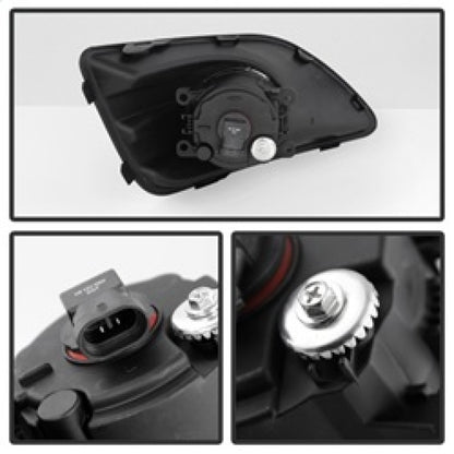 Spyder Ford C-Max 2013-2015 OEM Fog Light W/Universal Switch- Clear FL-FCMAX2013-C 5080332 5080332 Photo - Unmounted
