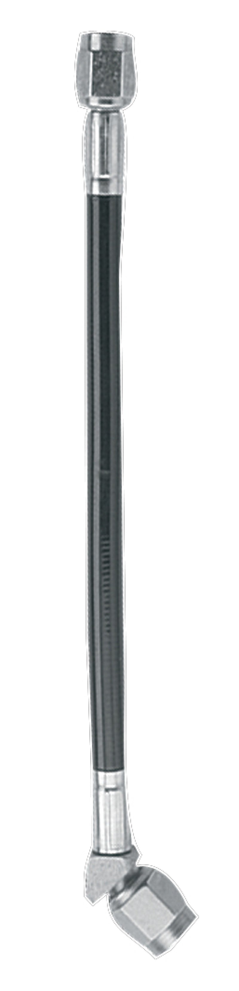 Fragola -3AN Black Covered Assembly Straight x 45 Degree 10in 342010 342010 Photo - Primary