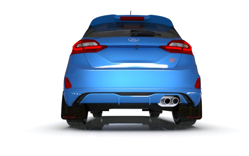Rally Armor 18-22 Ford Fiesta ST MK8 Black UR Mud Flap w/ Blue Logo MF60-UR-BLK/BL MF60-UR-BLK/BL User 1
