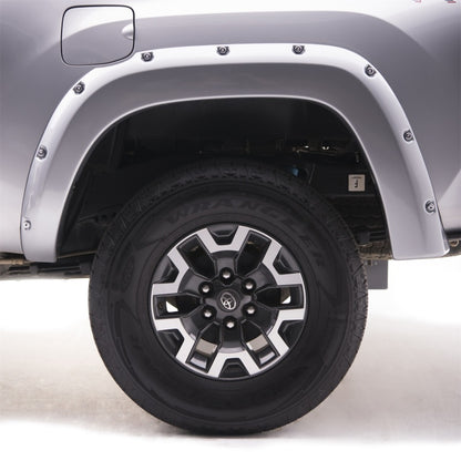 EGR 16+ Toyota Tacoma w/Mudflap Bolt-On Look Color Match Fender Flares - Set - Silver Sky 795084-1D6 795084-1D6 Photo - Mounted