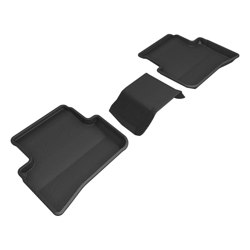 3D MAXpider 2023 Toyota GR Corolla Hatchback (Not Fit Morizo Trim) Kagu 2nd Row Floormats - Black L1TY29521509 L1TY29521509 Photo - Primary