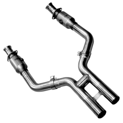 Kooks 05-10 Ford Mustang GT 2 1/2in x 2 1/2in OEM Exhaust GREEN Cat H Pipe 11313600 11313600 Photo - Primary