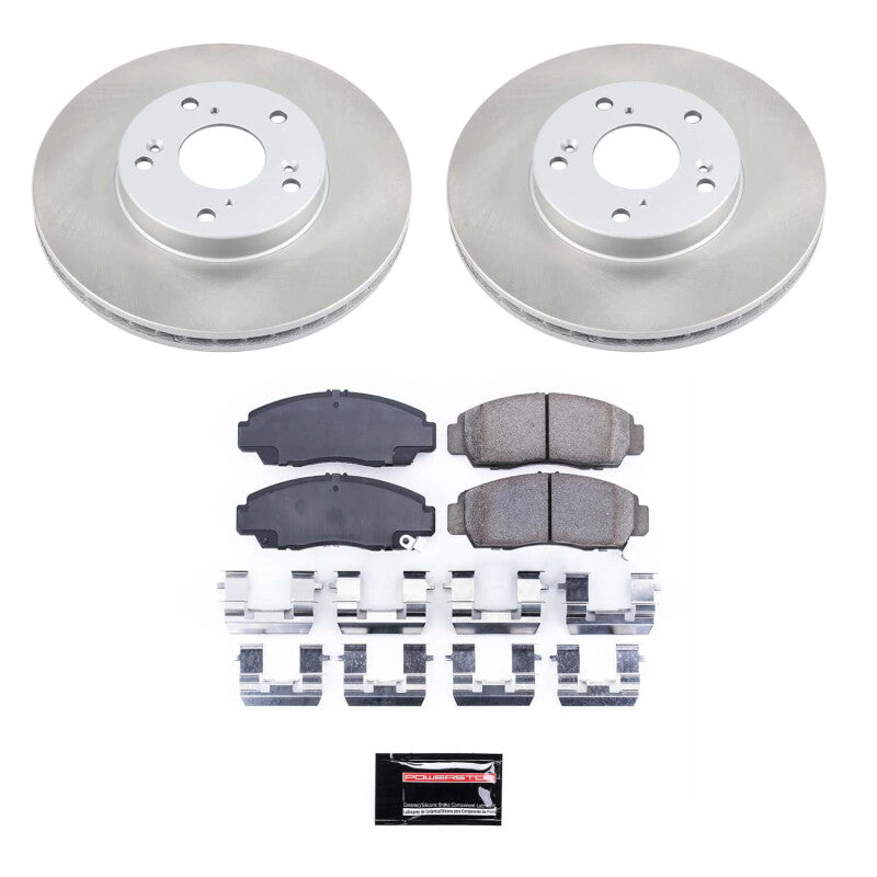PowerStop Power Stop 03-07 Honda Accord Front Semi-Coated Rotor Kit SC2558 SC2558 Photo - Primary