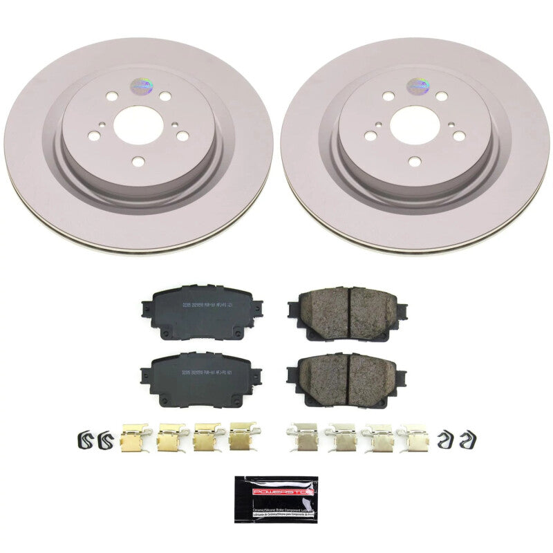 PowerStop Power Stop 20-22 Toyota Highlander Rear Z17 Coated Brake Kit CRK8773 CRK8773 Photo - Primary