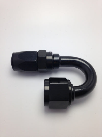 Fragola -16AN x 180 Degree Pro-Flow Hose End - Black 231816-BL 231816-BL Photo - Primary