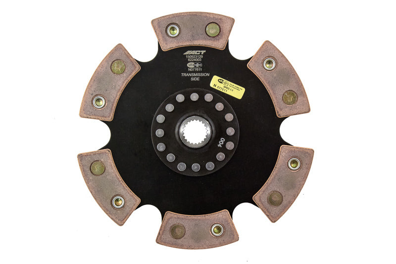 ACT 6-Puck Solid Hub Race Disc Toyota Corolla Base L4 80-82 6224003 Photo - Primary