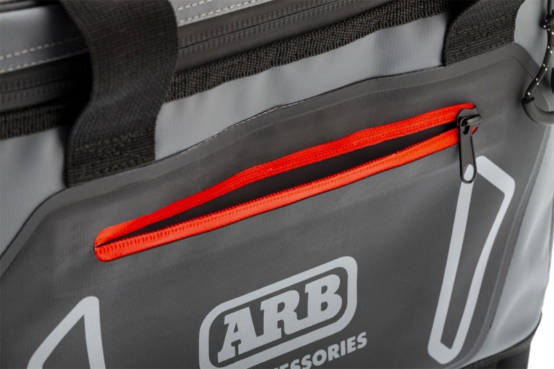 ARB Cooler Bag Charcoal w/ Red Highlights 15in L x 11in W x 9in H Holds 22 Cans 10100376 10100376 Photo - Unmounted