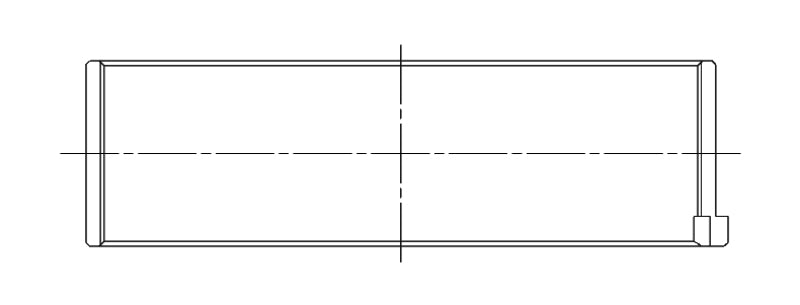 ACL Subaru/Scion FA20 .025mm Oversized High Performance Rod Bearing 4B8310H-.025 Technical Drawing