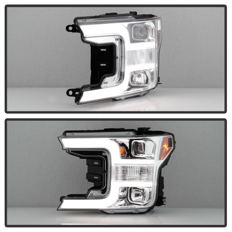 Spyder Signature Ford F150 18-19 (Halogen Model) Projector Headlights - Chrome (PRO-YD-FF15018-LB-C) 5086617 5086617 Photo - Unmounted