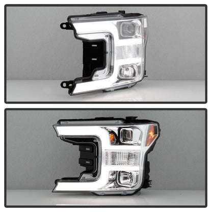 Spyder Signature Ford F150 18-19 (Halogen Model) Projector Headlights - Chrome (PRO-YD-FF15018-LB-C) 5086617 5086617 Photo - Unmounted