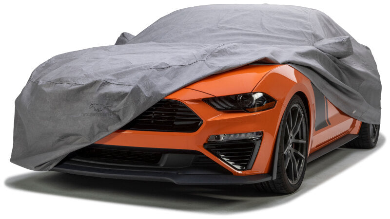 Covercraft 10-14 Ford Mustang W Custom 5-Layer Indoor Car Cover With Black Mustang Pony Logo C17124FD11IC C17124FD11IC Photo - out of package
