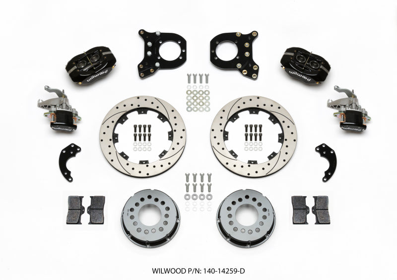 Wilwood FDL P/S Rear Kit, w/MC4 P-Brake 140-14259-D Photo - Primary