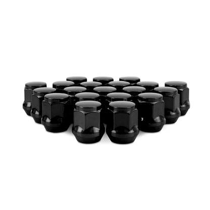 Mishimoto Steel Acorn Lug Nuts M12 x 1.5 - 20pc Set - Black MMLG-AC1215-20BK MMLG-AC1215-20BK User 1