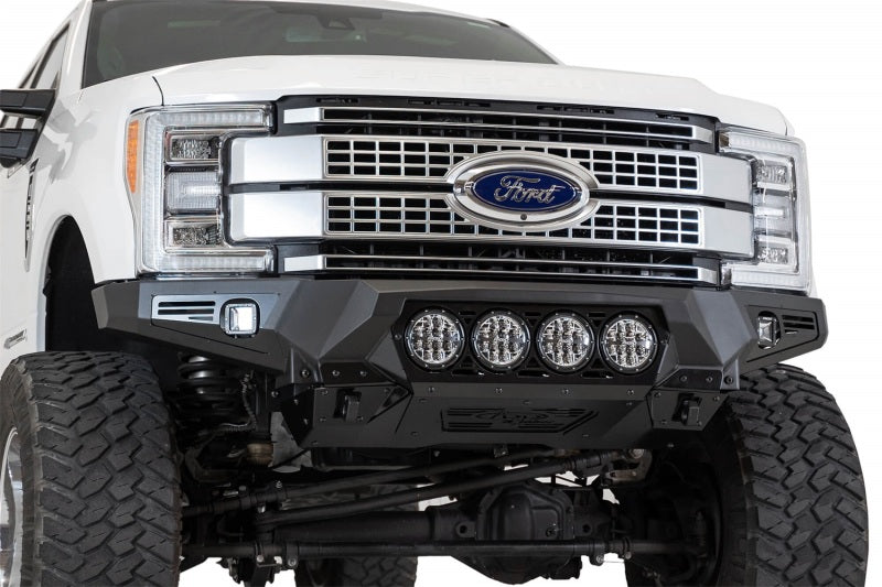 Addictive Desert Designs 17-20 Ford Super Duty Bomber Front Bumper w/ Mounts For 4 Rigid 360 6in F160014110103 F160014110103 Photo - Primary