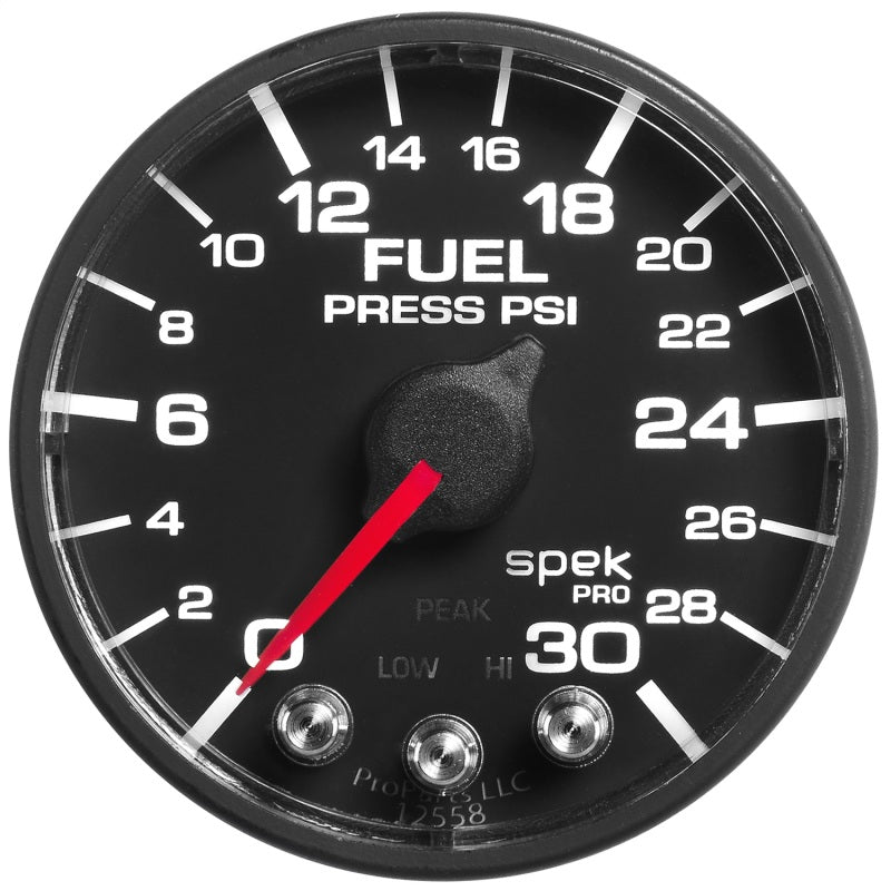 Autometer GAUGE, FUEL PRESS, 2 1/16, 30PSI, STEPPER MOTOR W/PEAK & WARN, BLK/BL P316328 User 1