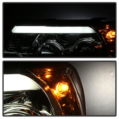 Spyder Toyota Tacoma 12-16 Projector Headlights Light Bar DRL Smoke PRO-YD-TT12-LBDRL-SM 5081728 5081728 User 1