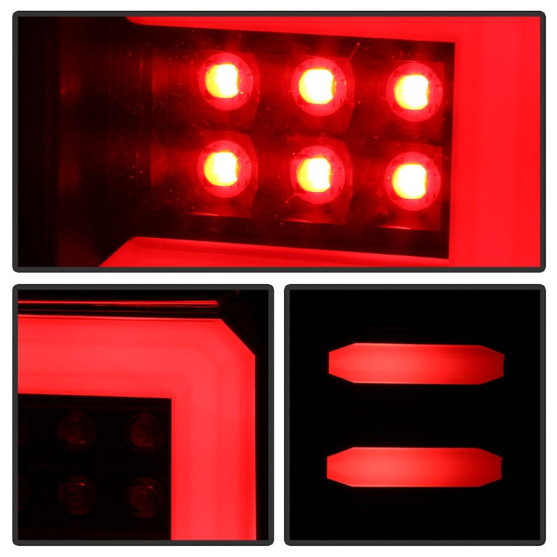 Spyder 16-18 Chevy Silverado Light Bar LED Tail Lights - All Black ALT-YD-CS16-LED-B 5085863 5085863 Photo - Unmounted
