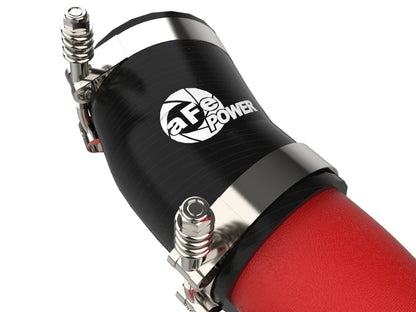 aFe 18-21 Kia Stinger V6-3.3L BladeRunner Alum Hot/Cold Charge Pipe Kit Red 46-20504-R 46-20504-R Photo - Close Up