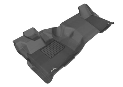 3D MAXpider 2011-2016 Ford F-250/350/450 Regular Cab Kagu 1st Row Floormat - Black L1FR06611509 L1FR06611509 Photo - Primary
