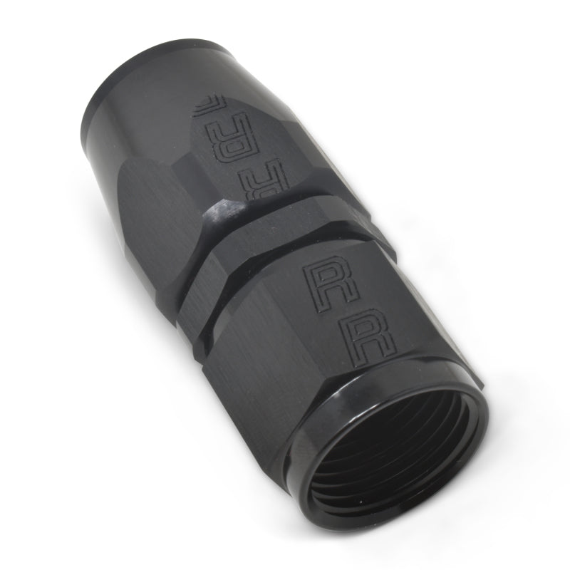 Russell Performance -10 AN Black Straight Full Flow Hose End 610045 610045 Photo - out of package